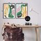 Stupell Industries Funky Abstract Squiggles 2pc Framed Giclee Wall Art Set Design by June Erica Vess